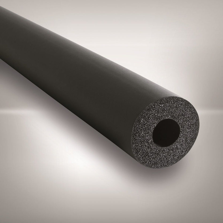 Armacell OET11836N2, 1-1/8 in ID Pipe Insulation x 6 ft, Black Closed-Cell Foam Tube, R1.2