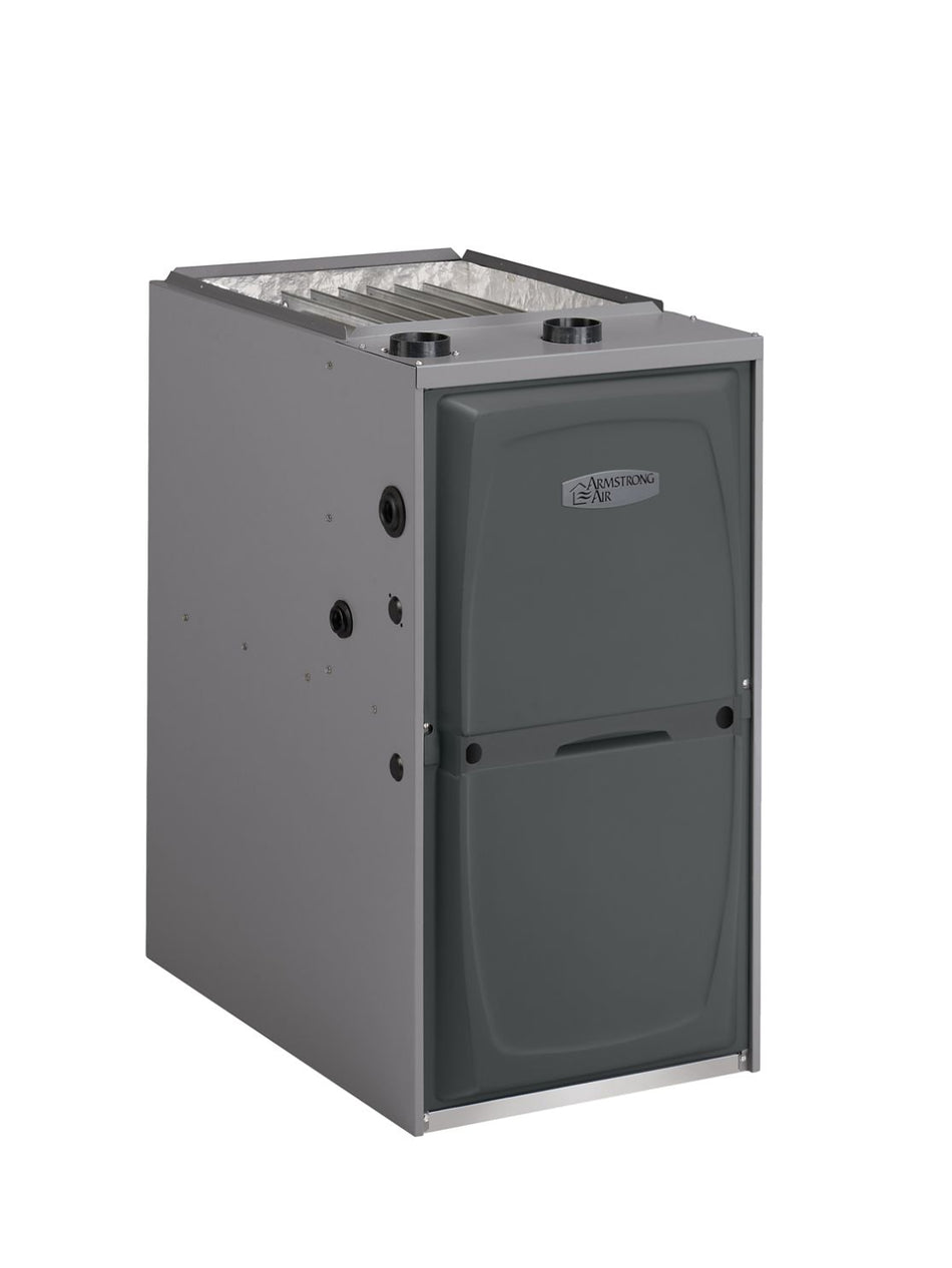 ARMSTRONG AIR 26U75 110,000 BTU 97% AFUE Gas Furnace, Upflow / Horizontal, 120V/1-Phase/60Hz