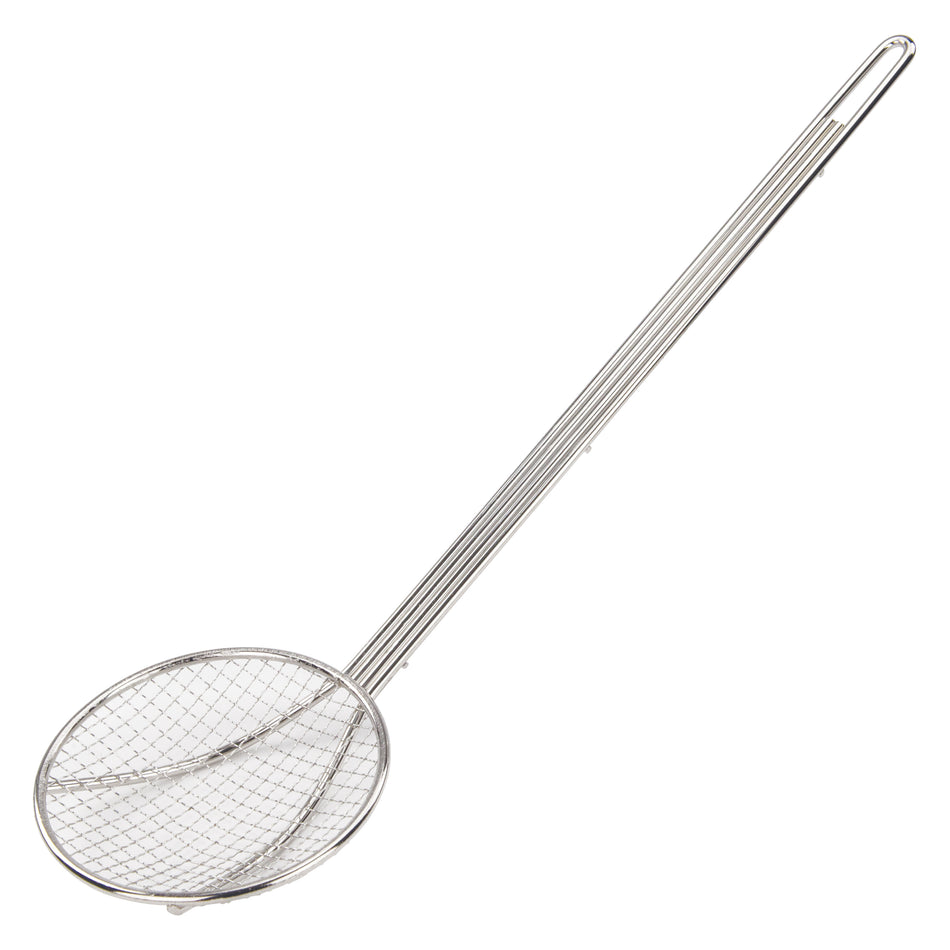 Winco SC-5R Wire Skimmer, Nickel-Plated - 5" Dia