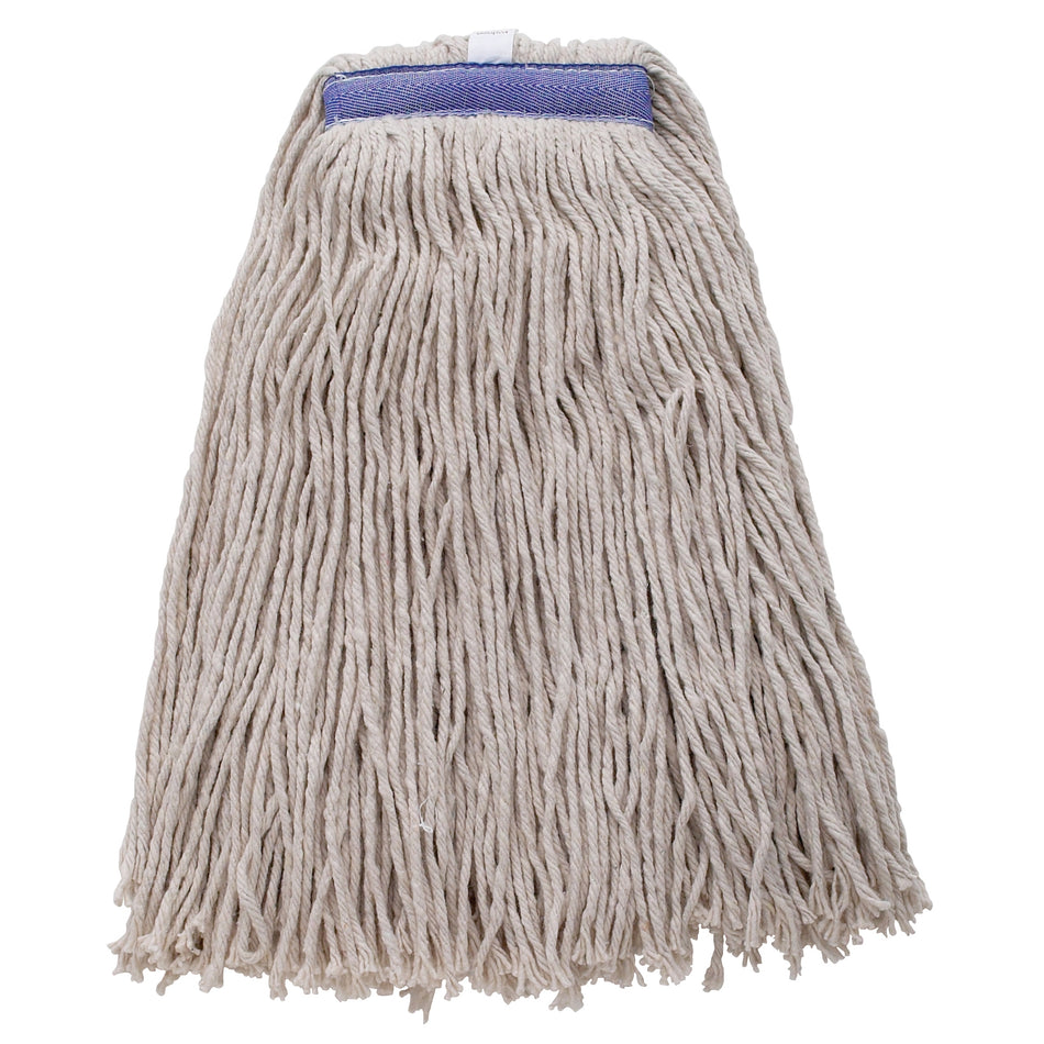 Winco MOP-24WC 24 Oz Wet Mop Head Cut End 4-ply Poly Cotton Yarn White