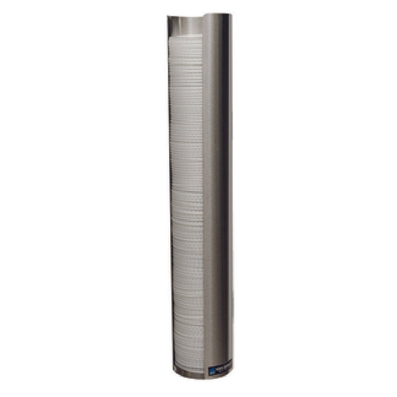 Carlisle L3400 23-1/2 Inch Single Lid Dispenser Stand or Wall Mount Stainless Steel