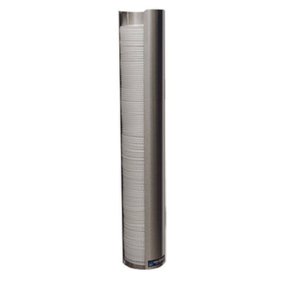 Carlisle L3400 23-1/2 Inch Single Lid Dispenser Stand or Wall Mount Stainless Steel