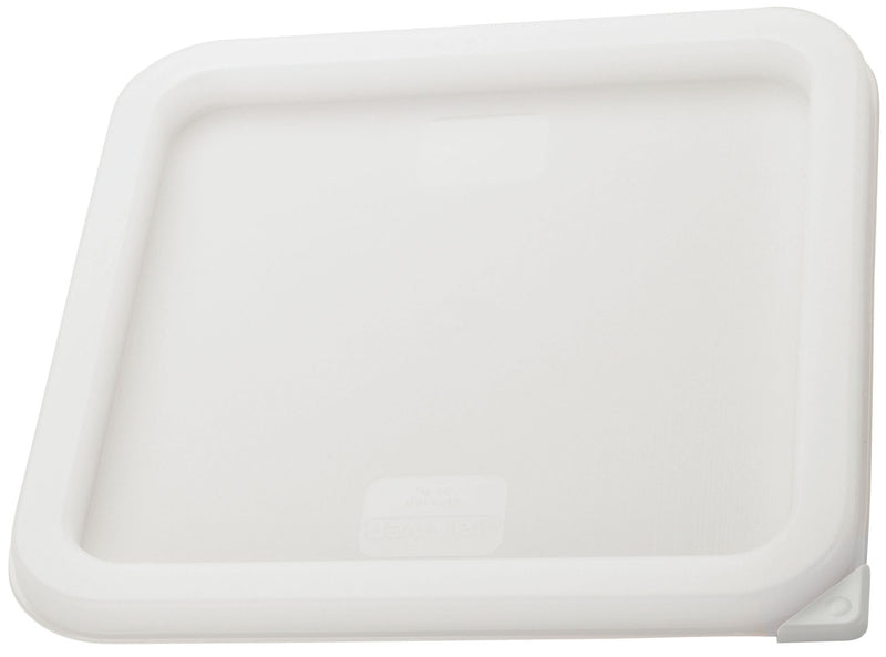 Winco PECC-M 9-1/8 Inch Food Storage Container Cover White Polyethylene