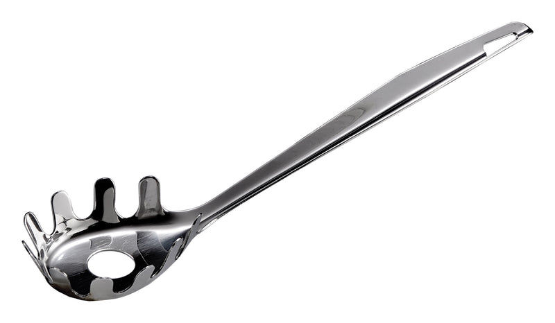 Winco STS-9 9 Inch Stainless Steel Spaghetti Server with Perforated Bowl