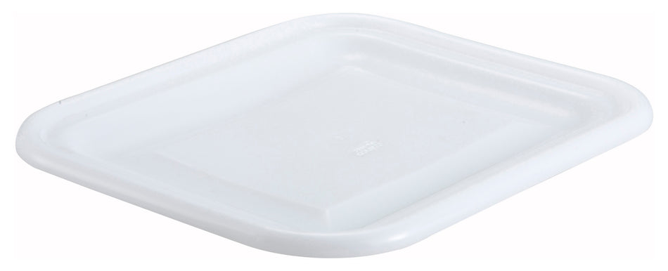 Winco PL-MBC Mini Bin Cover BPA Free Polypropylene White - Bus Box Tub Cover