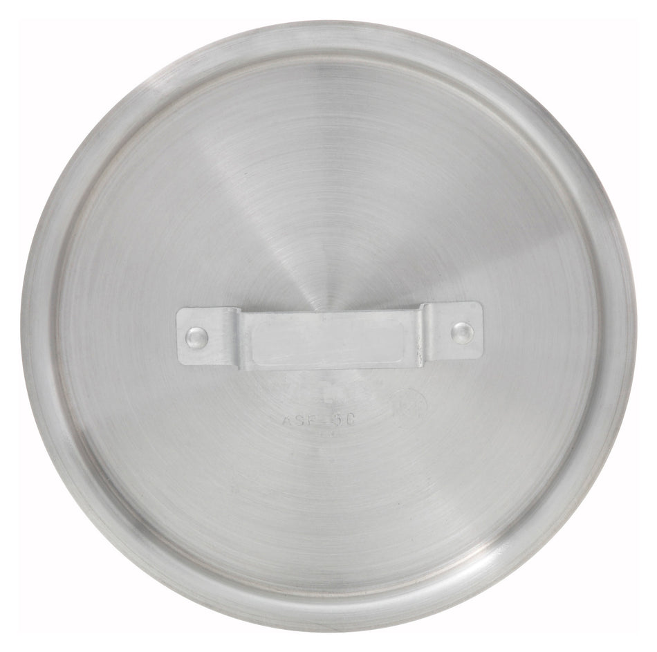 Winco ASP-2C 7-3/4 Inch Diameter Round Cover Aluminum with Handle