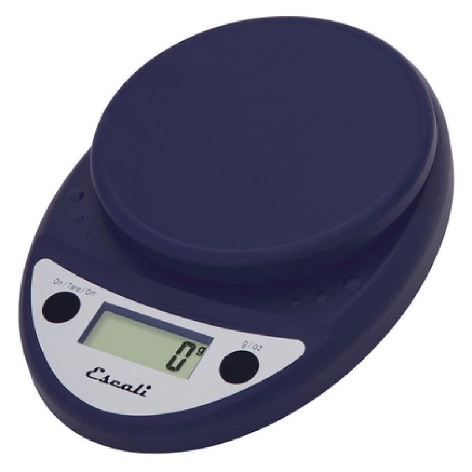 Carlisle SCDG11BLR 11 lb x 0.1 Oz Digital Scale Round Plastic Royal Blue