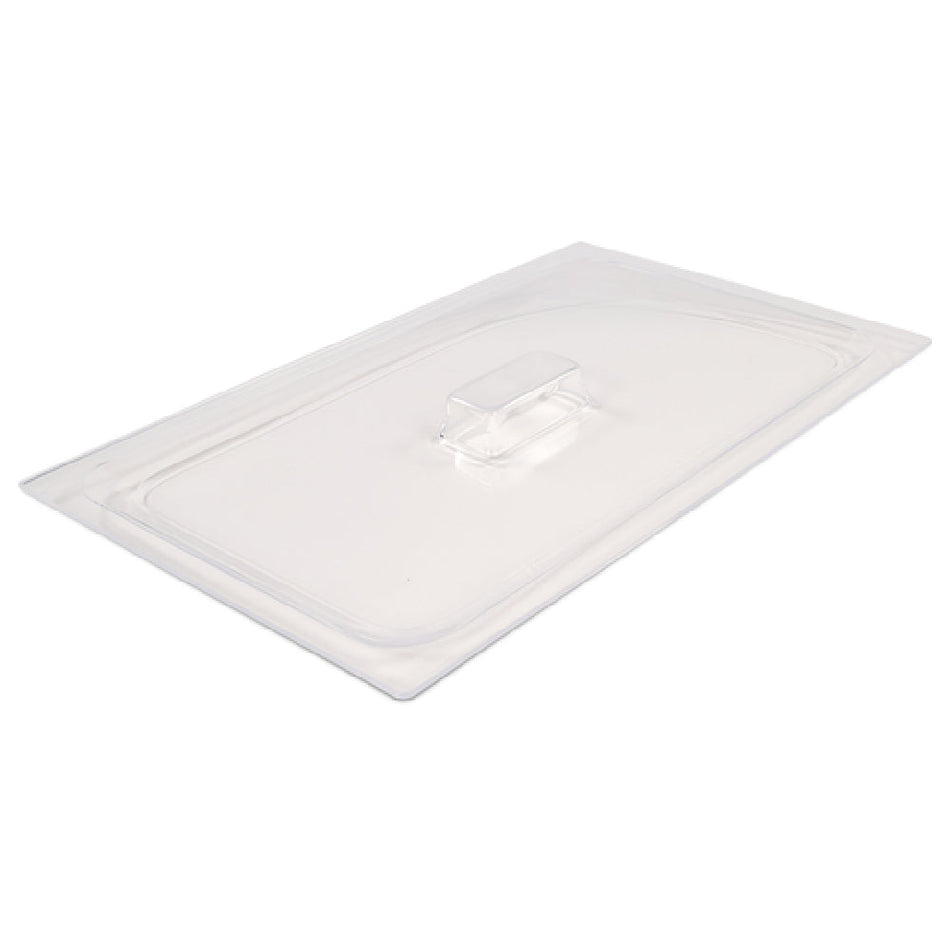 Carlisle CM112507 Full Size Acrylic Food Pan Lid with Molded-in Handle Clear