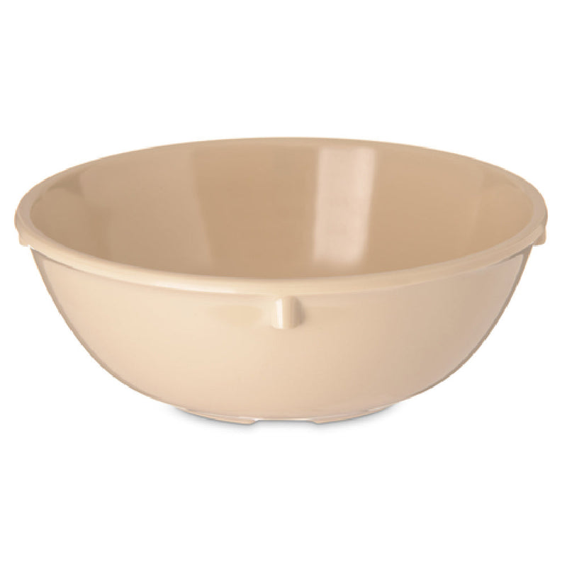 Carlisle 4352825 10 Oz Nappie Oatmeal Bowl Melamine Tan Dishwasher Safe