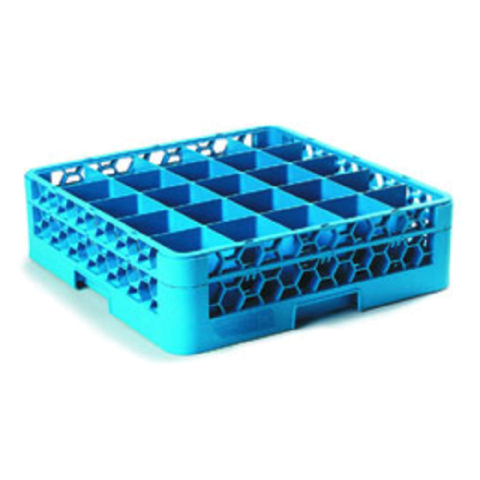 Carlisle RG25-114 Width 19 Inch Dishwasher Rack for Glasses Blue Polypropylene with Extender