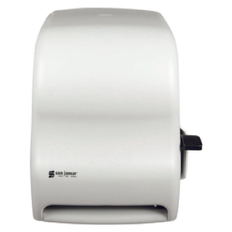 Carlisle T1100WH 12-15/16 Inch White Plastic Wall Mount Paper Towel Dispenser