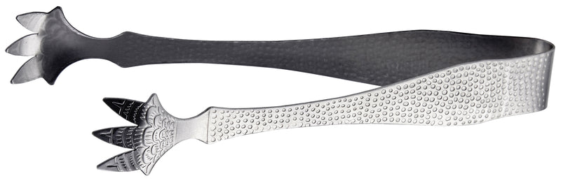 Winco ICT-7 7 Inch Ice Tongs Textured Five Prong Stainless Steel