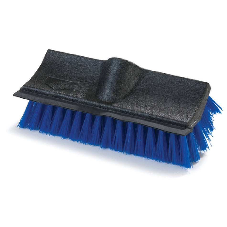 Carlisle 3619014 10 Inch Dual Surface Floor Scrub Brush Head Blue Polypropylene