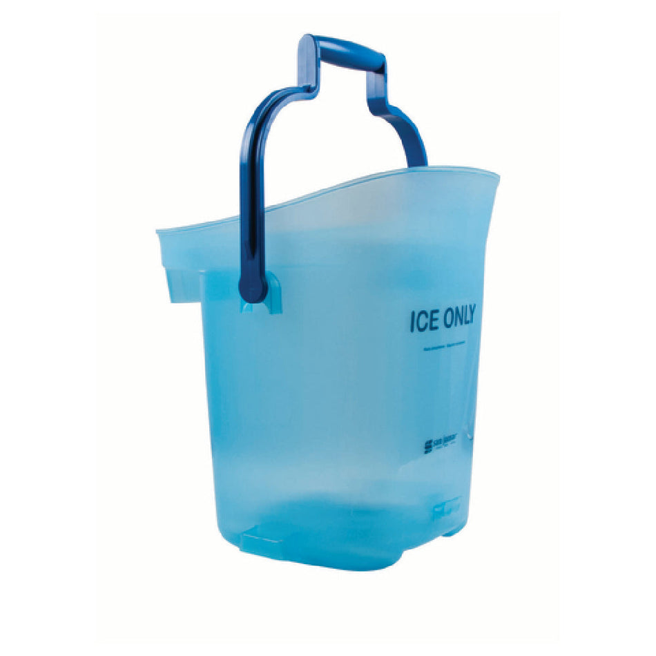 Carlisle SILD6000 6 Gallon Ice Tote Dual-Grip with Polypropylene Blue