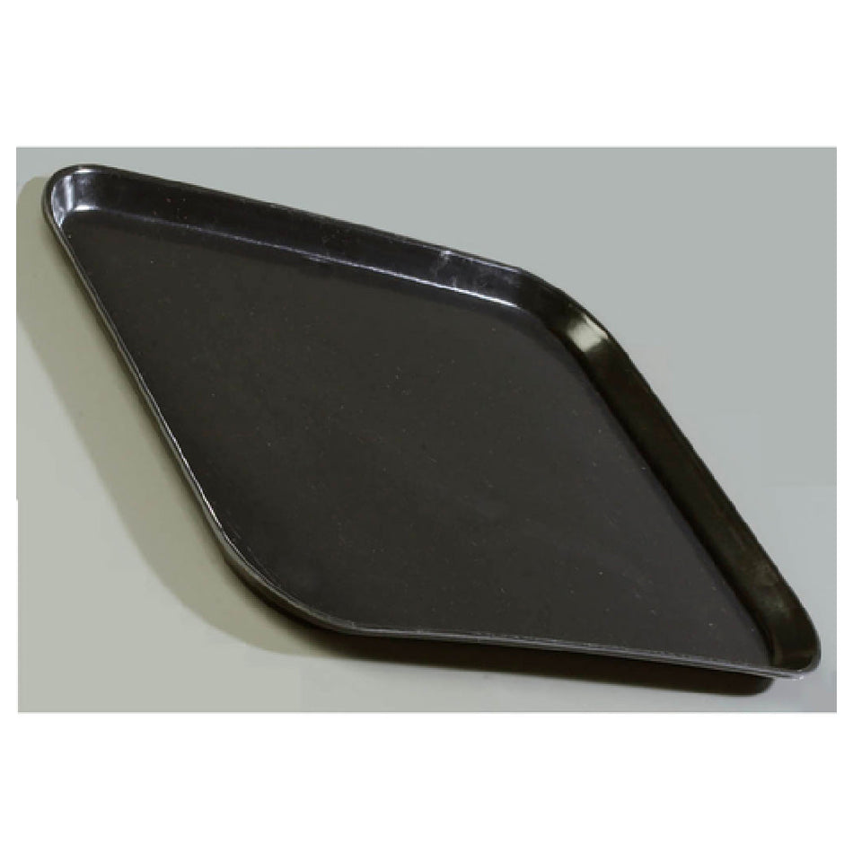 Carlisle 1814FG003 18 Inch Rectangular Cafeteria Tray Break resistant Fiberglass