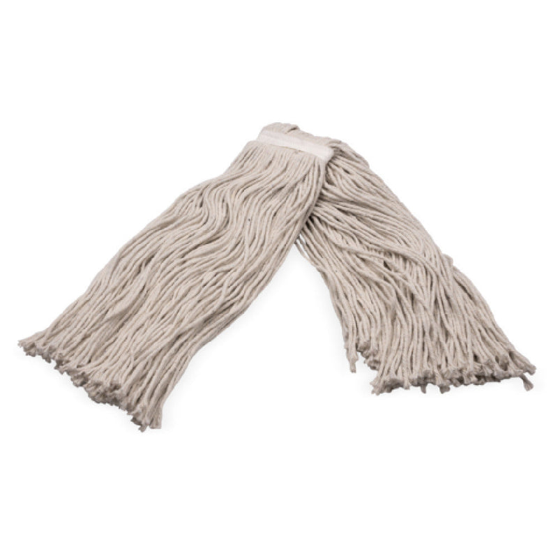 Carlisle 369732B00 32 Oz Cotton Wet Mop Head Cut End Natural Fiber
