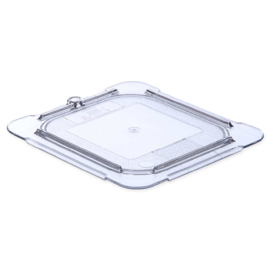 Carlisle 10316U07 6.88 Inch Clear Flat Lid for 1/6 Size Food Pan Polycarbonate