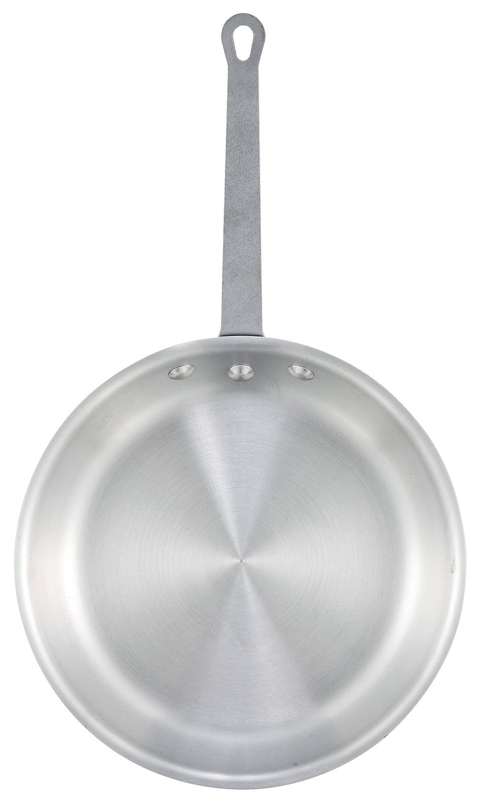 Winco AFP-10A 10 Inch Fry Pan Round Without Lid Riveted Handle Aluminum