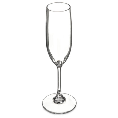 Carlisle 564407 6 Oz. Clear Shatterproof Champagne Flute Dishwasher Safe