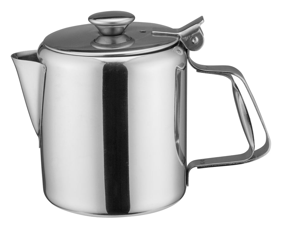 Winco W612 Short Spout Beverage Server, Stainless Steel - 12 oz