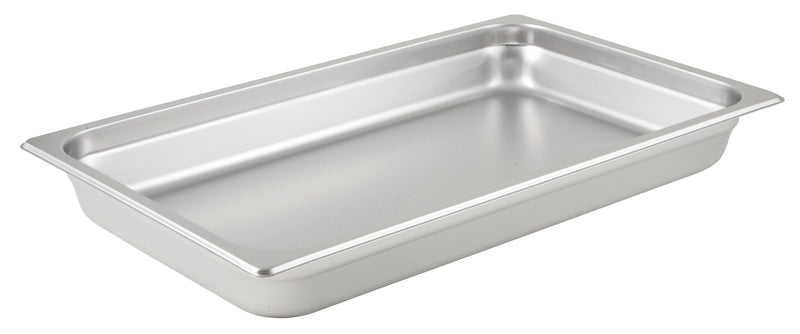 Winco SPJP-102 Full-Size Anti-Jam Steam Pan - 20 Inch 23 Gauge Stainless Steel Premium