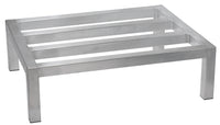 Winco ASDR-1424 24 Inch Dunnage Rack Aluminum Tubular Vented Holds 1200 Lbs