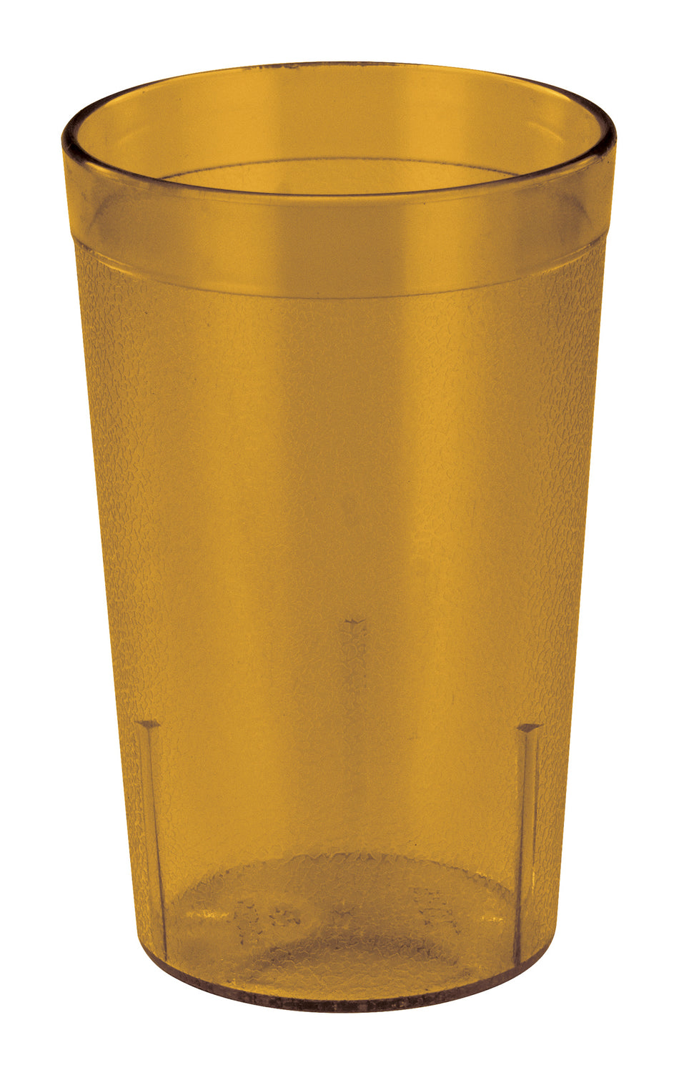 Winco PTP-09A Pebbled Tumblers - 9-1/2 oz, Amber