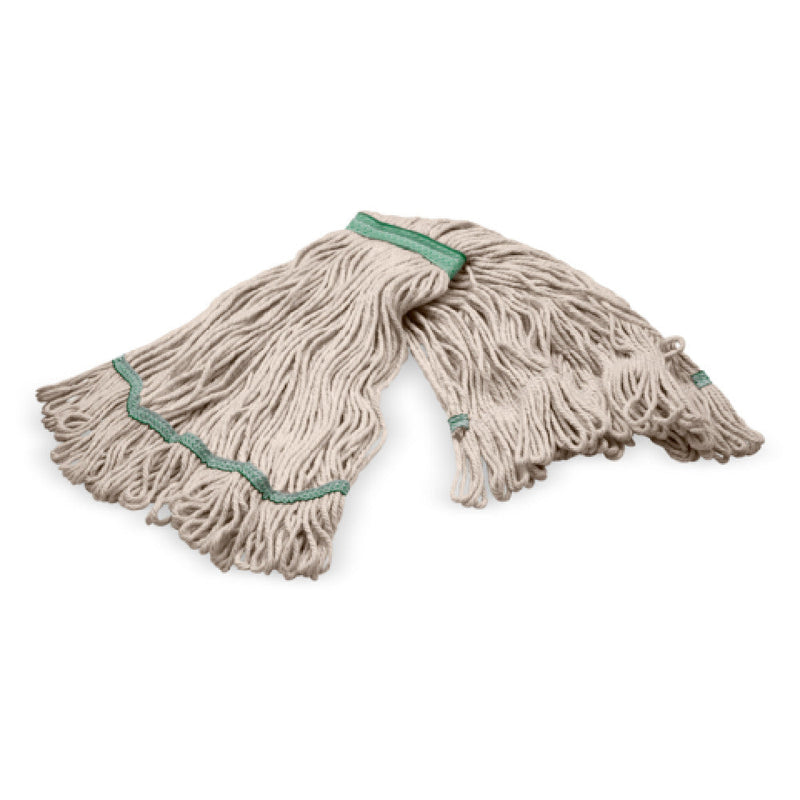 Carlisle 369417B00 Medium Looped-end Wet Mop Head Cotton Synthetic Blend