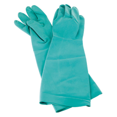 Carlisle 19NU-M Medium 19 Inch Dishwashing Pot Sink Glove Nitrile Green