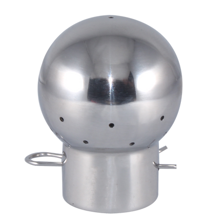 1.5" Stationary Spray Ball - 180 Degree Top (SSB)  - T316L Stainless Steel - Wayland Industries - W6SSB-180T-15