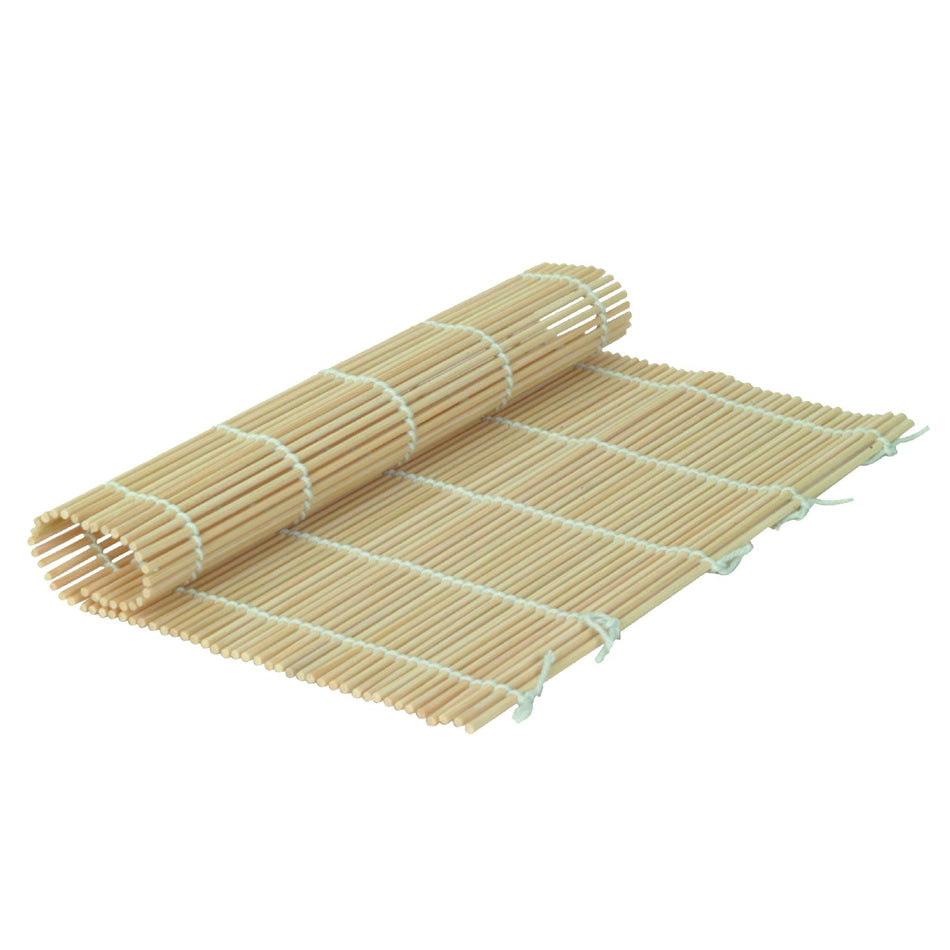 9-1/2" x 9-1/2" x 9-1/2" Round Surface Bamboo Sushi Roller