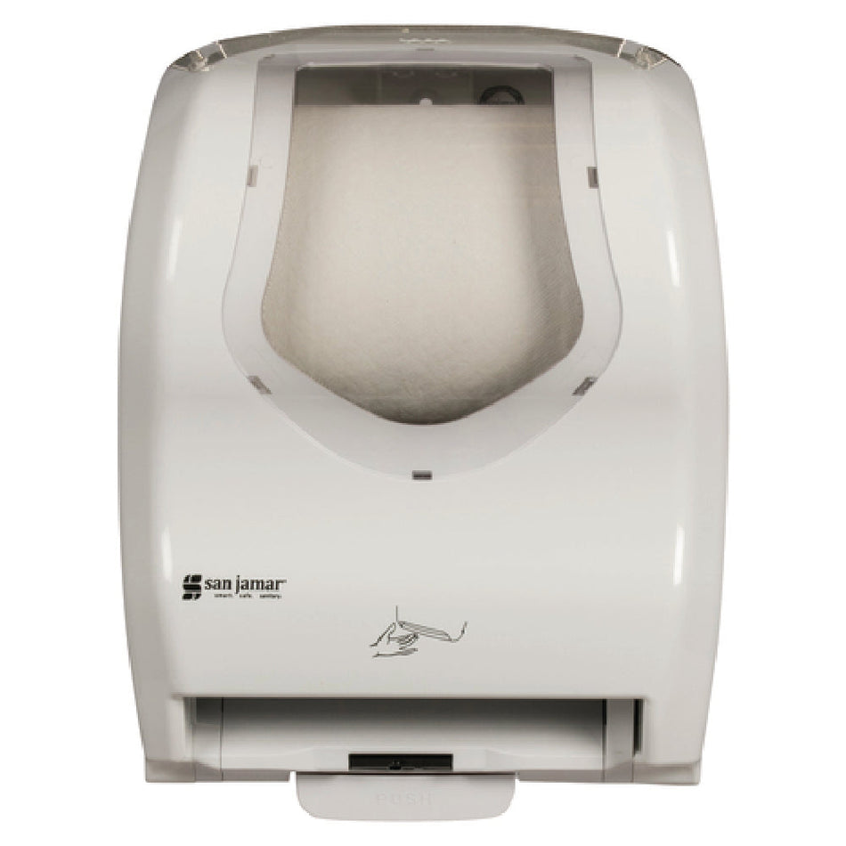 Carlisle T8370WHCL 13 Inch Touchless Paper Towel Dispenser Plastic White