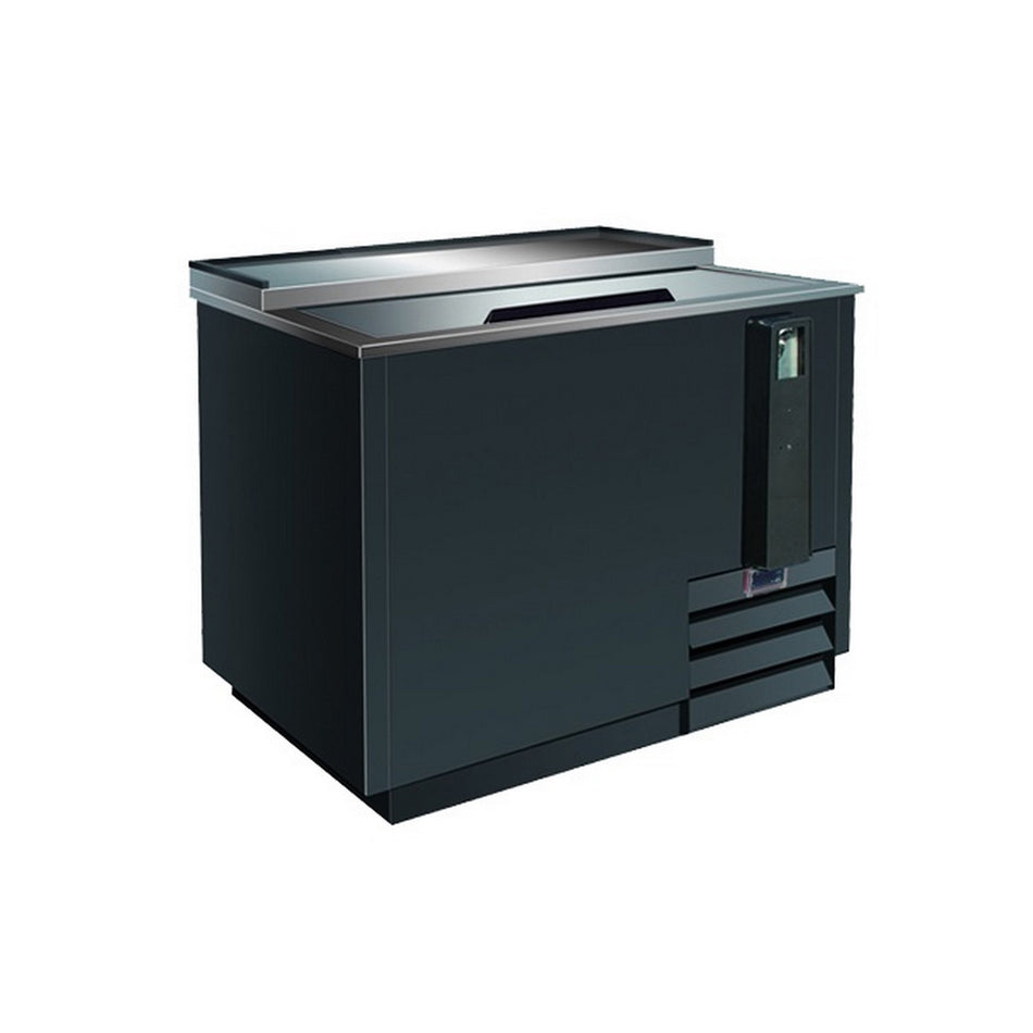 Serv-Ware 36" Horizontal Bottle Cooler - 8-Case Commercial Deep Well Cooler