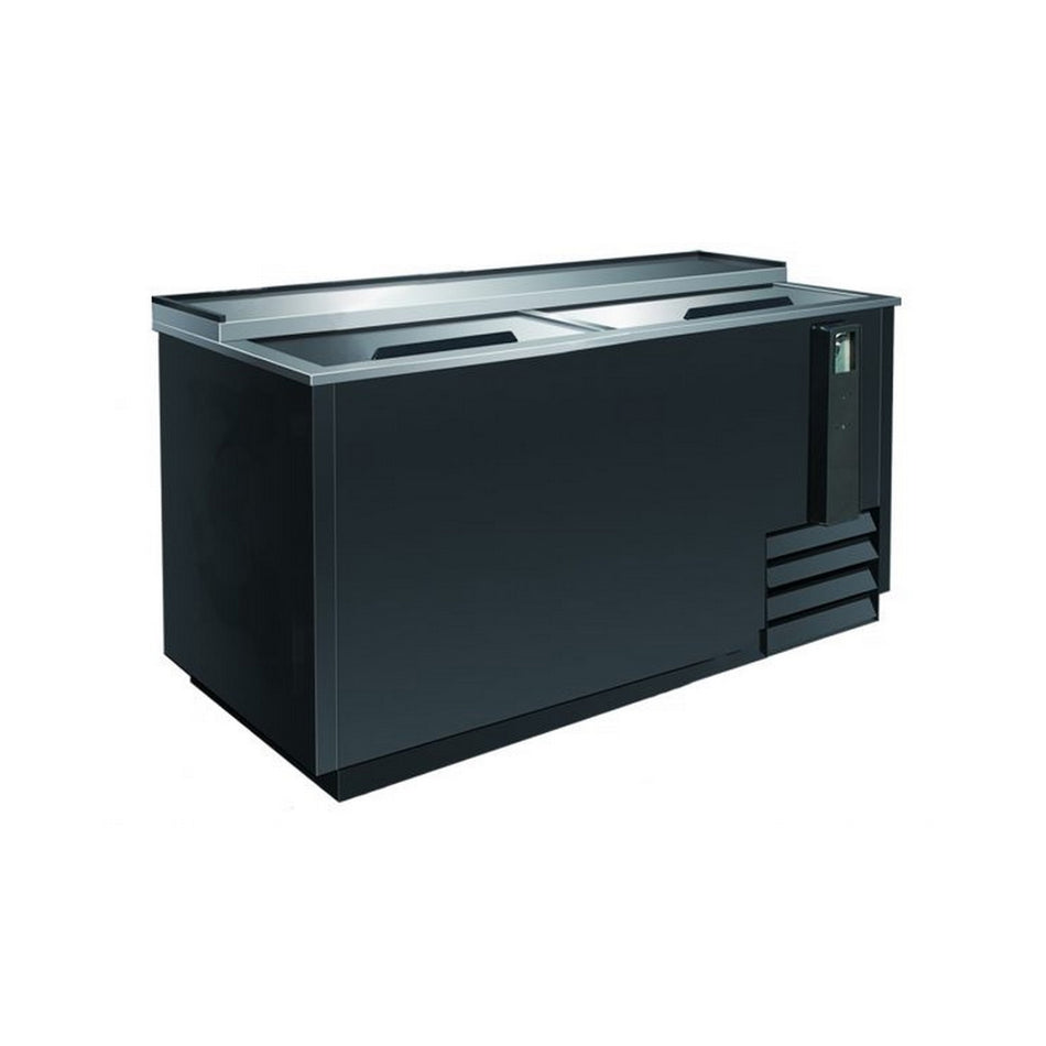 Serv-Ware 50" Horizontal Bottle Cooler - 17-Case Commercial Deep Well Cooler