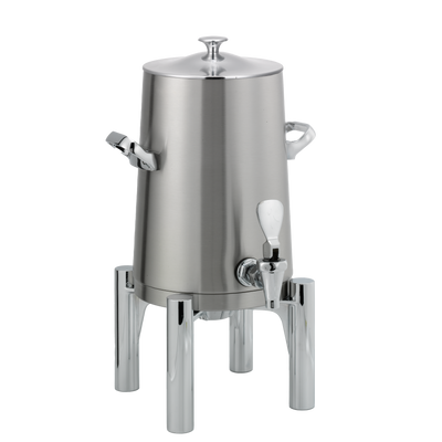 Flame Free™ Thermo-Urn™ 1.5-Gallon Vacuum Insulated Urn with Round Legs and Classic Lid in Brushed Stainless