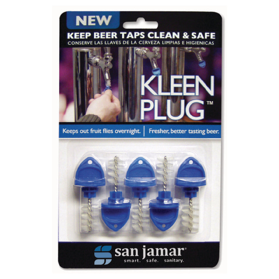 Carlisle KLP200 Pack of 5 Draft Beer System Parts with San Jamar Kleen Plug