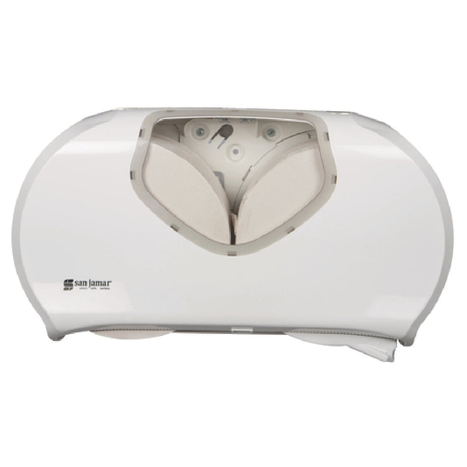 Carlisle R4070WHCL 20 Inch Toilet Tissue Dispenser with Full Swing Cover