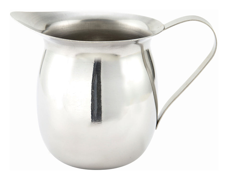 Winco BCS-8 8 Oz Metal Creamer with Handle Stainless Steel