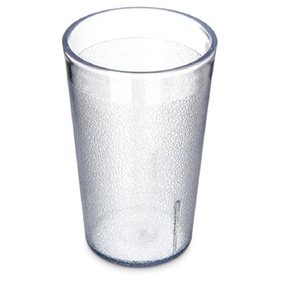 Carlisle 550607 9-1/2 Oz Tumbler Clear SAN Textured Stain Resistant Dishwasher Safe