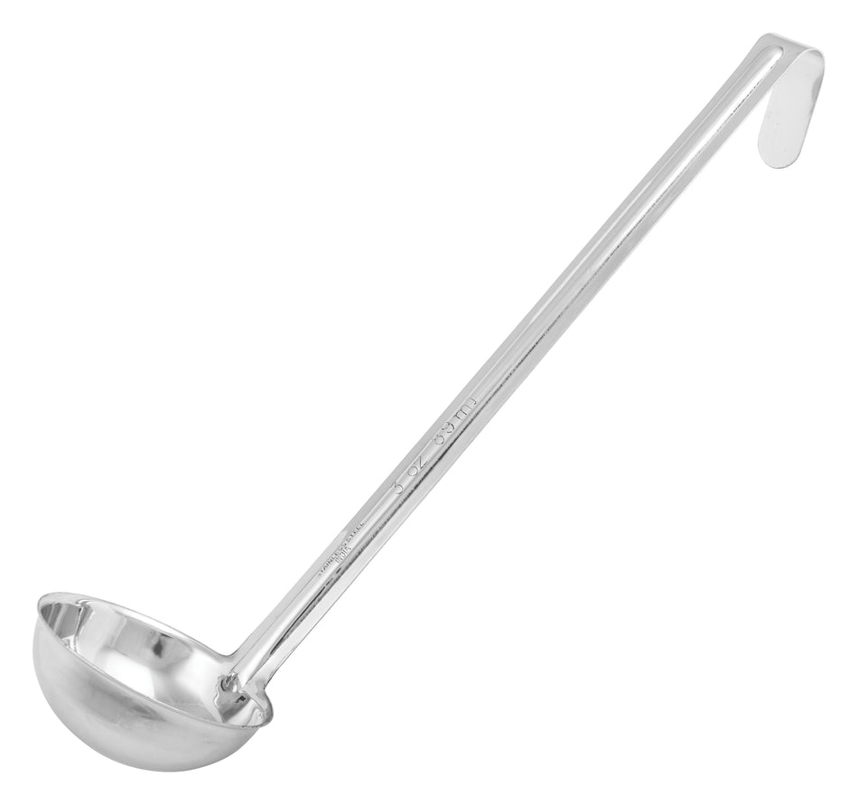 Winco LDIN-3 Winco Prime One-Piece Ladle, Stainless Steel - 3 oz