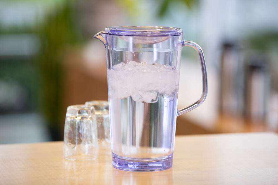 ErgoServ® 1.9 Liter Clear Plastic Water Pitcher - Ergonmic Service