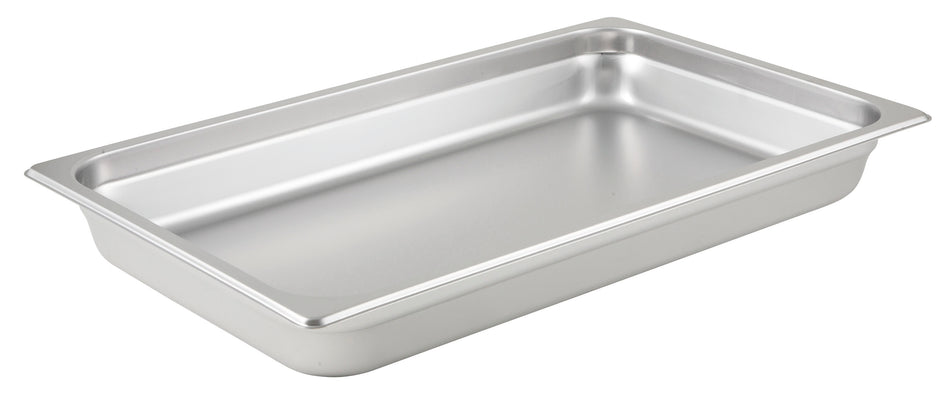 Winco SPJL-102 20 Inch Stainless Steel Steam Table Pan Anti-Jamming