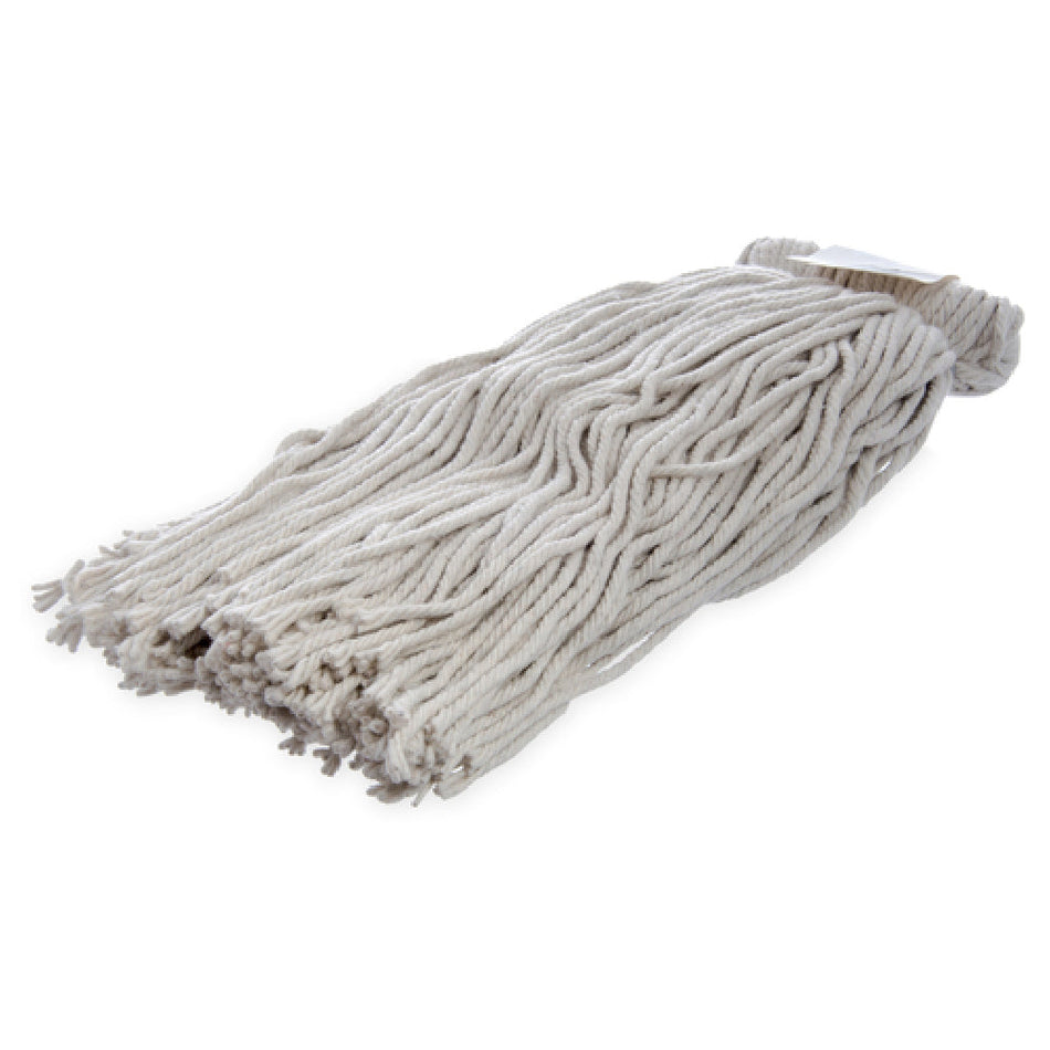 Carlisle 369024C00 18 Inch Cut End Mop Head 4-Ply Cotton for All-Purpose Use