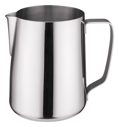 Winco WP-66 66 Oz Frothing Pitcher with Handle Stainless Steel