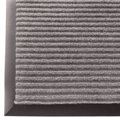 Winco FMC-46C 4' x 6' Carpet Floor Mat Vinyl Backed Charcoal