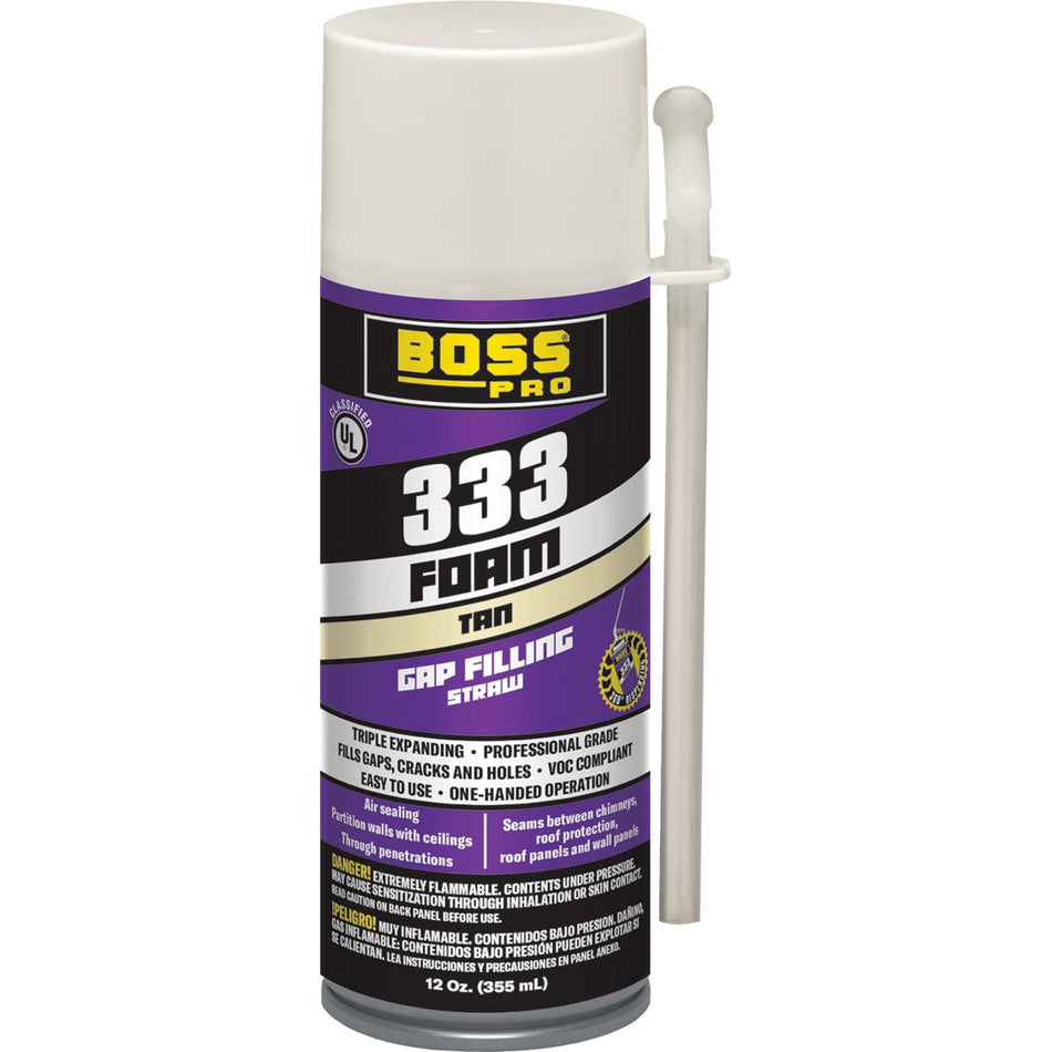 BOSS 142212, 33316 - 333-16 Triple Expanding Foam, 12 oz