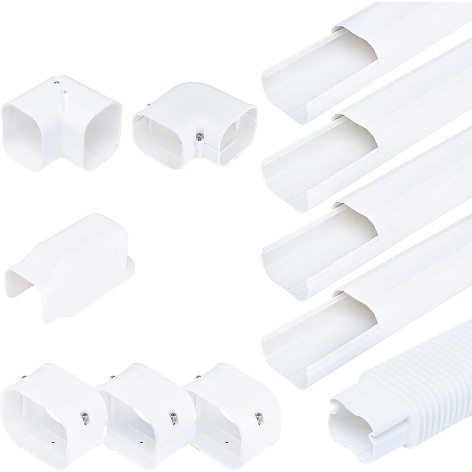 Bramec 15344, 4 in Line Set Cover Kit, Ivory