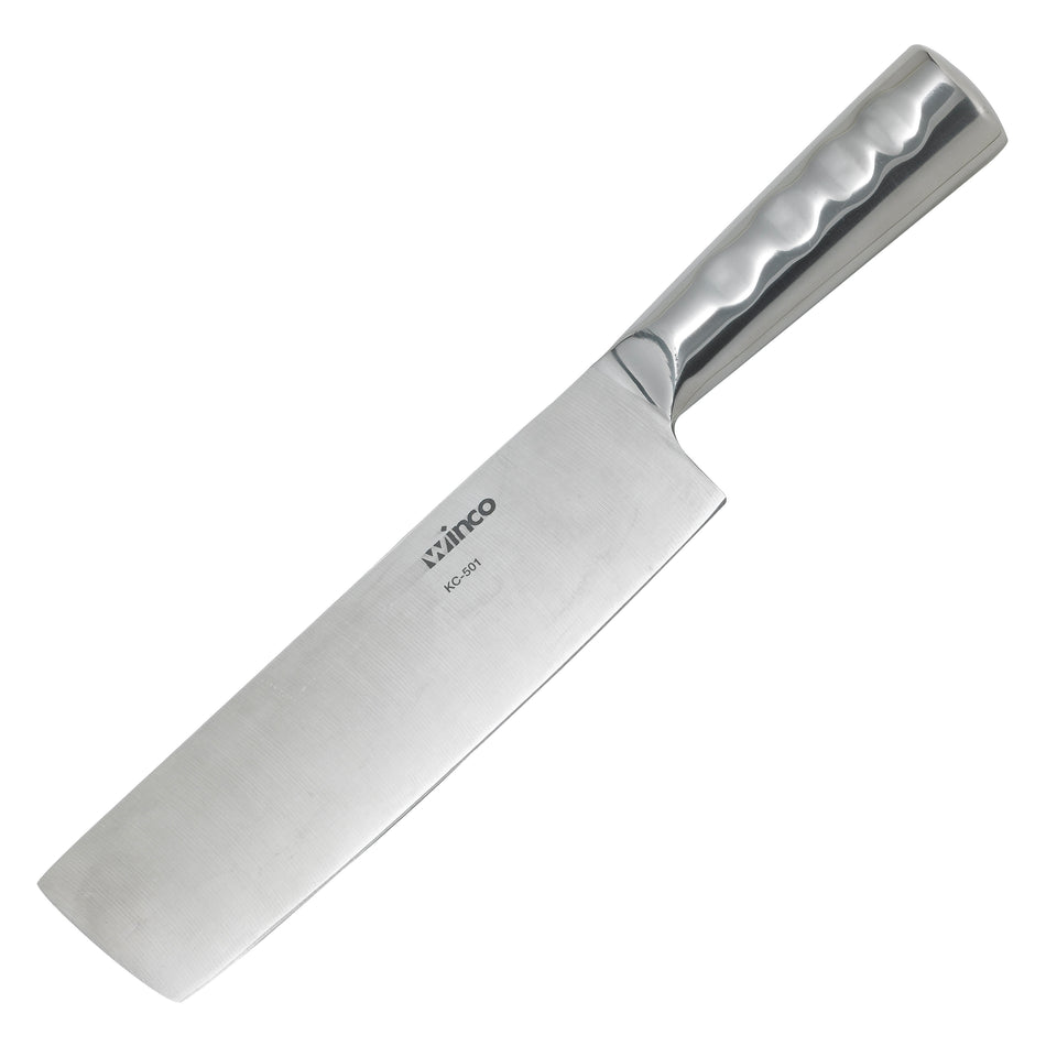 Winco KC-501 8 Inch Blade Stainless Steel Knife with Steel Handle