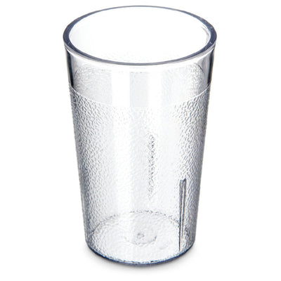 Carlisle 5501-8107 5 Oz Stackable Tumbler Textured Clear SAN Plastic