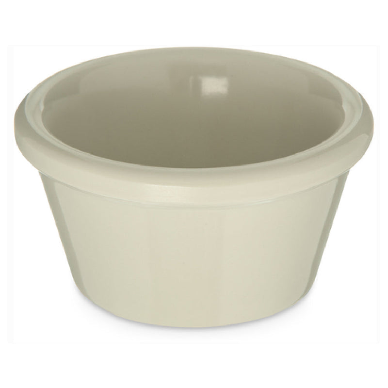 Carlisle S85242 2 Oz Ramekin Smooth Dishwasher Safe Bone Melamine